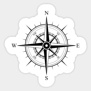 Compass Sticker